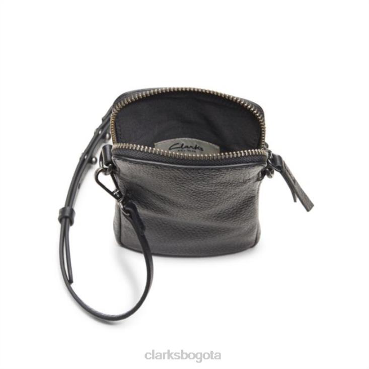 Clarks 0DX8L5409 clarks black roslyn teléfono negro accesorios negro