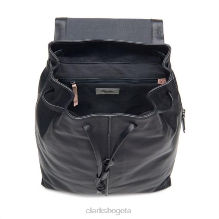 Clarks 0DX8L5415 corbata raelyn cuero negro clarks cuero negro accesorios cuero negro