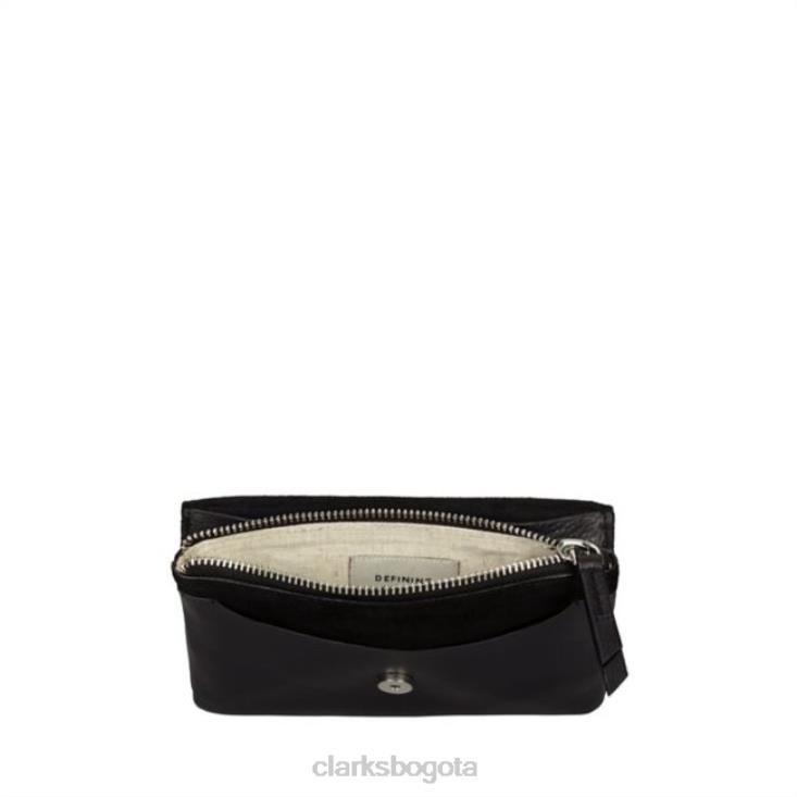 Clarks 0DX8L5425 clarks cuero negro roslyn rose cuero negro accesorios cuero negro