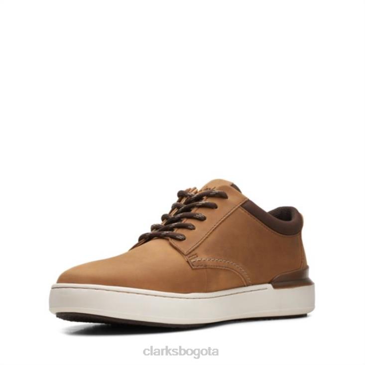 Clarks 0DX8L5441 clarks light tan court lite derby bronceado claro hombres bronceado suave