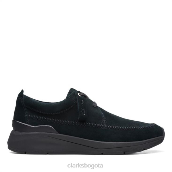 Clarks 0DX8L5458 Clarks Coast Lite Weave ante negro ante negro hombres ante negro