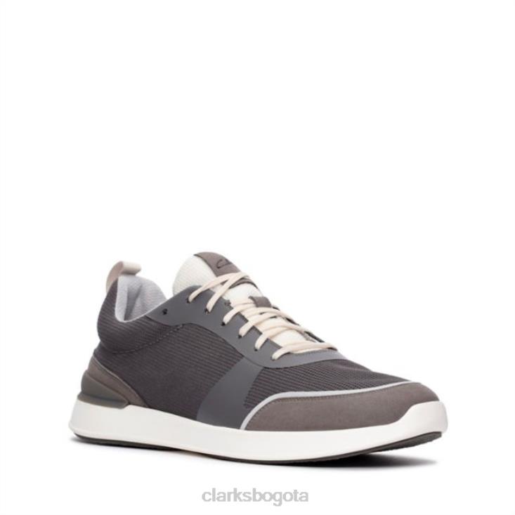 Clarks 0DX8L5460 clarks de punto gris lt encaje gris punto hombres punto gris