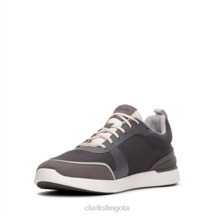 Clarks 0DX8L5460 clarks de punto gris lt encaje gris punto hombres punto gris