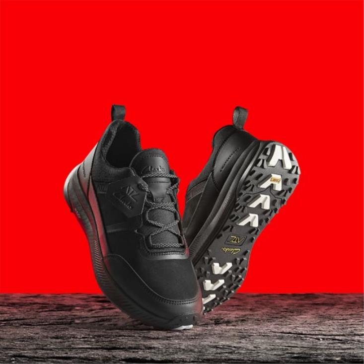 Clarks 0DX8L5461 atl trail lace impermeable nobuck negro clarks nubuck negro hombres nubuck negro