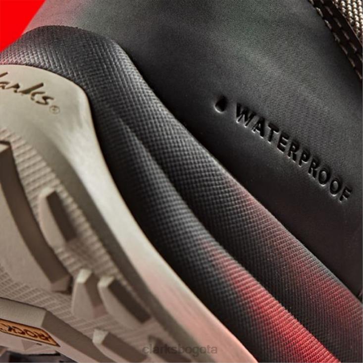 Clarks 0DX8L5461 atl trail lace impermeable nobuck negro clarks nubuck negro hombres nubuck negro