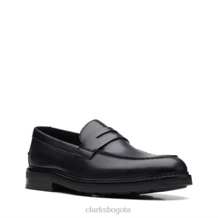 Clarks 0DX8L5462 artesanía evan facilidad negro clarks negros hombres negro