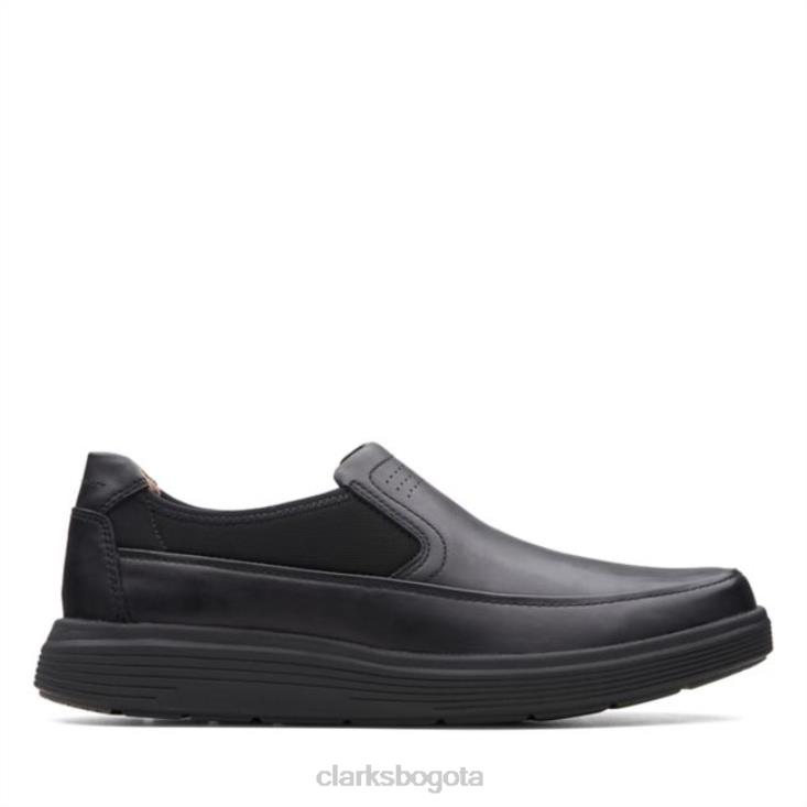 Clarks 0DX8L5468 cuero negro un abode go clarks de cuero negro hombres cuero negro