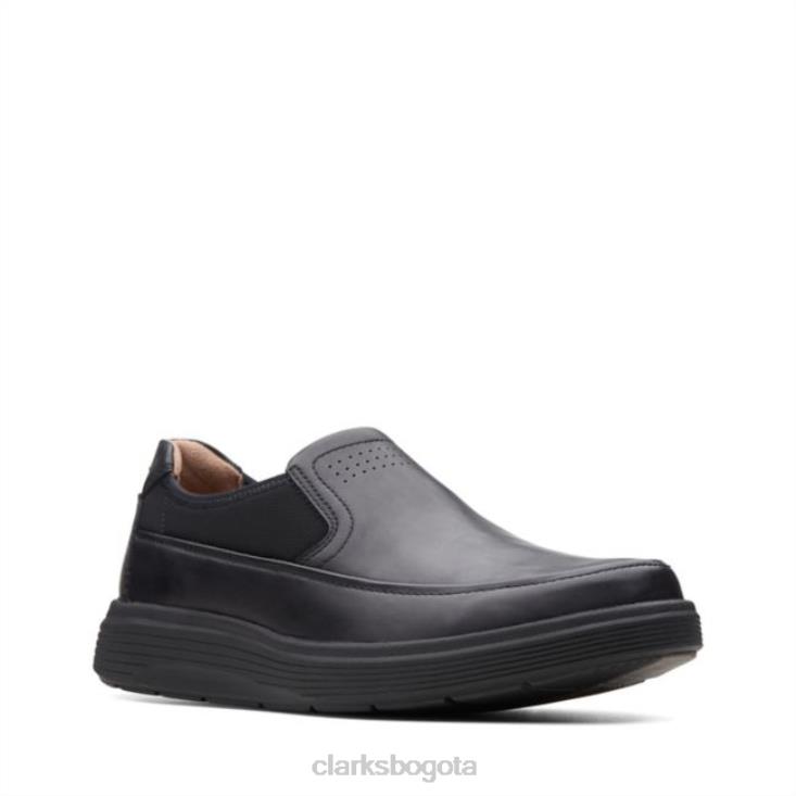 Clarks 0DX8L5468 cuero negro un abode go clarks de cuero negro hombres cuero negro