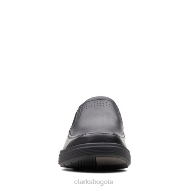 Clarks 0DX8L5468 cuero negro un abode go clarks de cuero negro hombres cuero negro