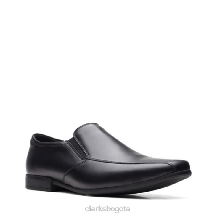 Clarks 0DX8L5480 cuero negro clarks sidton edge cuero negro hombres cuero negro