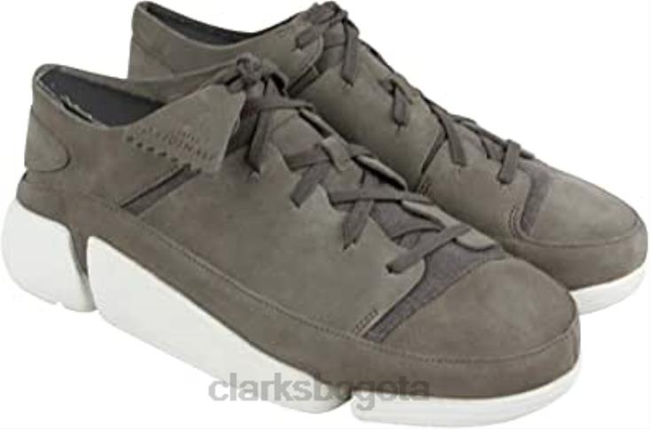 Clarks 0DX8L549 zapato trigenic evo hombre clarks gamuza gris hombres gamuza gris