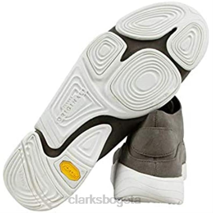 Clarks 0DX8L549 zapato trigenic evo hombre clarks gamuza gris hombres gamuza gris