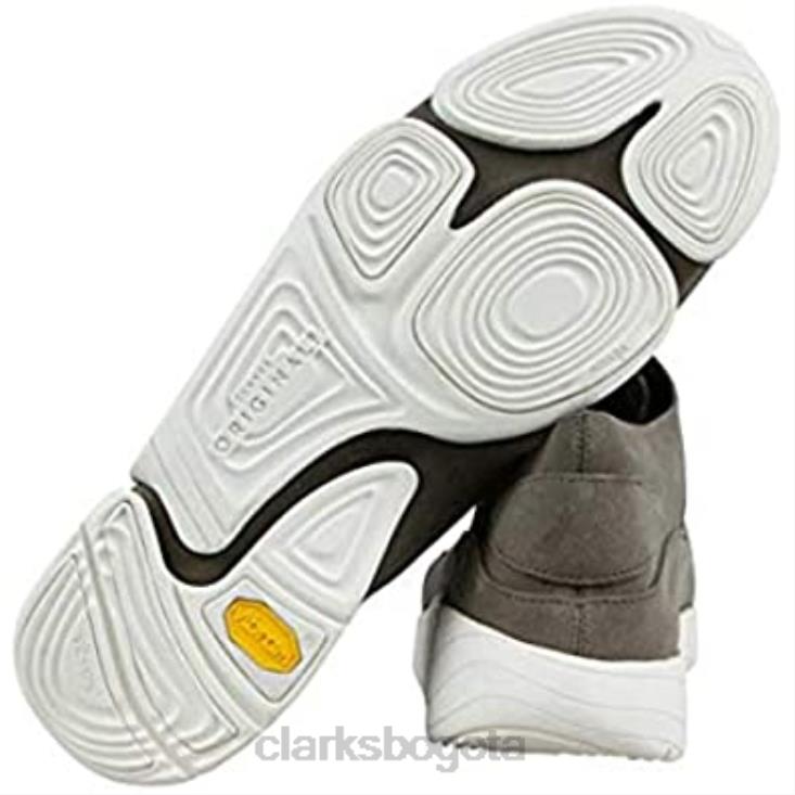 Clarks 0DX8L549 zapato trigenic evo hombre clarks gamuza gris hombres gamuza gris