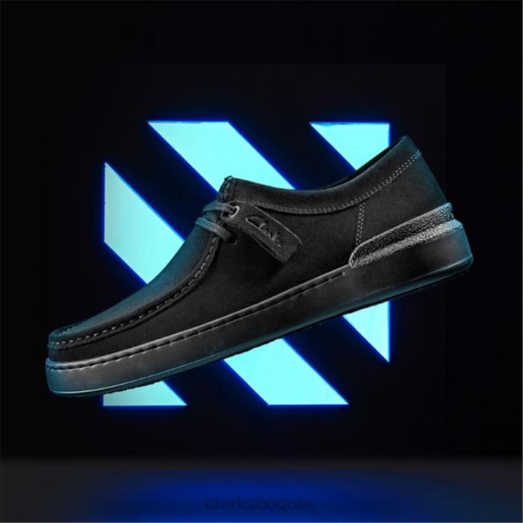 Clarks 0DX8L5493 court lite wally negro/negro clarks negro/negro hombres negro