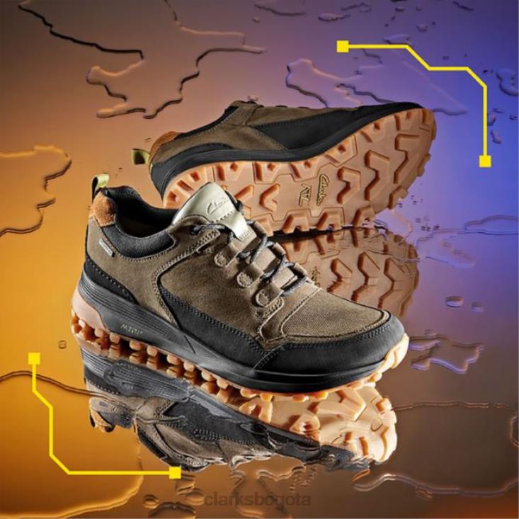 Clarks 0DX8L5496 combi oliva oscuro clarks atl trek lo gore-tex combi oliva oscuro hombres combinación oliva oscuro
