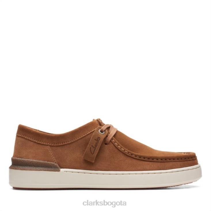Clarks 0DX8L5501 Court Lite Wally ante coñac clarks ante coñac hombres gamuza coñac