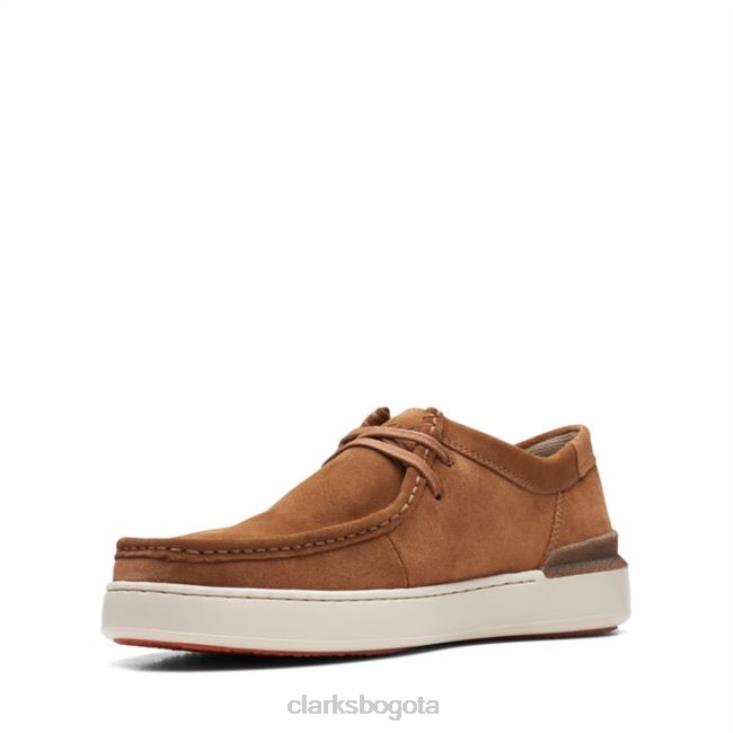 Clarks 0DX8L5501 Court Lite Wally ante coñac clarks ante coñac hombres gamuza coñac