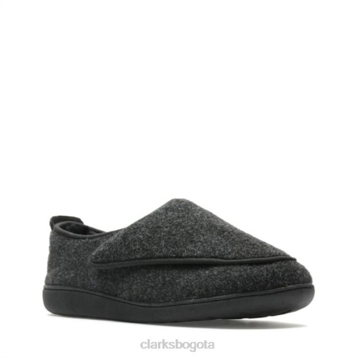 Clarks 0DX8L5508 fieltro gris oscuro king riptape fieltro gris oscuro clarks hombres fieltro gris oscuro