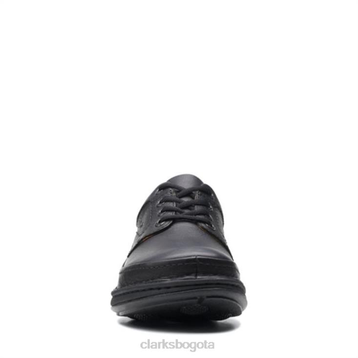 Clarks 0DX8L5510 naturaleza tres cuero negro clarks de cuero negro hombres cuero negro