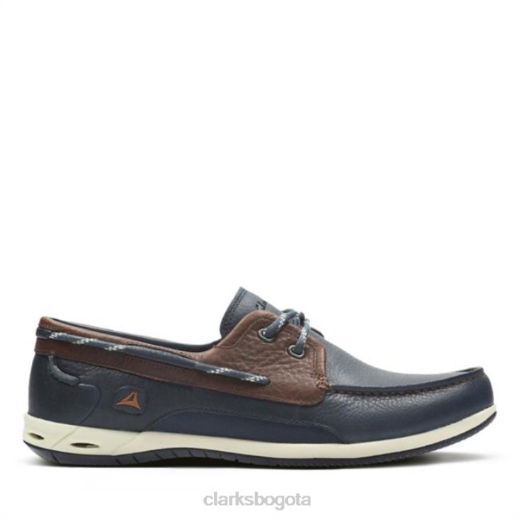 Clarks 0DX8L5519 orson harbour cuero multicolor clarks cuero multicolor hombres cuero multicolor