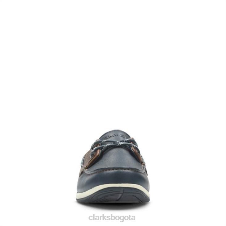 Clarks 0DX8L5519 orson harbour cuero multicolor clarks cuero multicolor hombres cuero multicolor