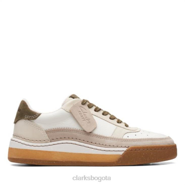 Clarks 0DX8L5531 off white combi clarks craft corte encaje off white combi unisexo combinado blanco roto