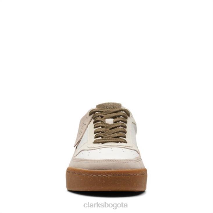 Clarks 0DX8L5531 off white combi clarks craft corte encaje off white combi unisexo combinado blanco roto