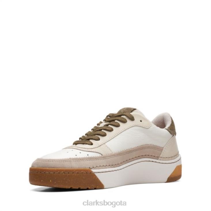 Clarks 0DX8L5531 off white combi clarks craft corte encaje off white combi unisexo combinado blanco roto