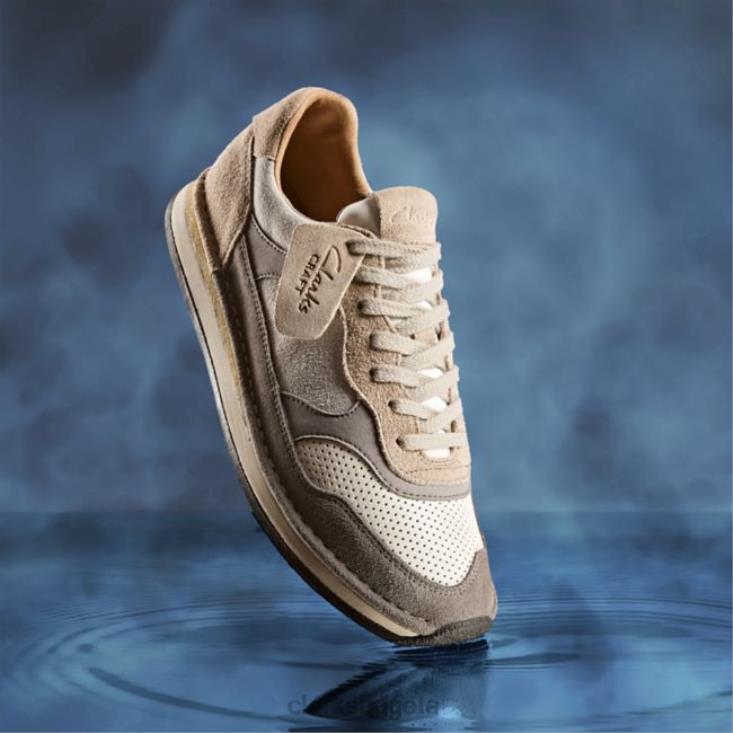 Clarks 0DX8L5539 combinación gris clarks craft run tor combinación gris hombres combinación gris