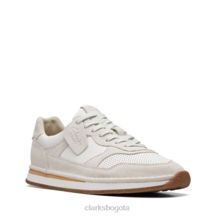 Clarks 0DX8L5541 craft run tor blanco clarks blanco hombres blanco