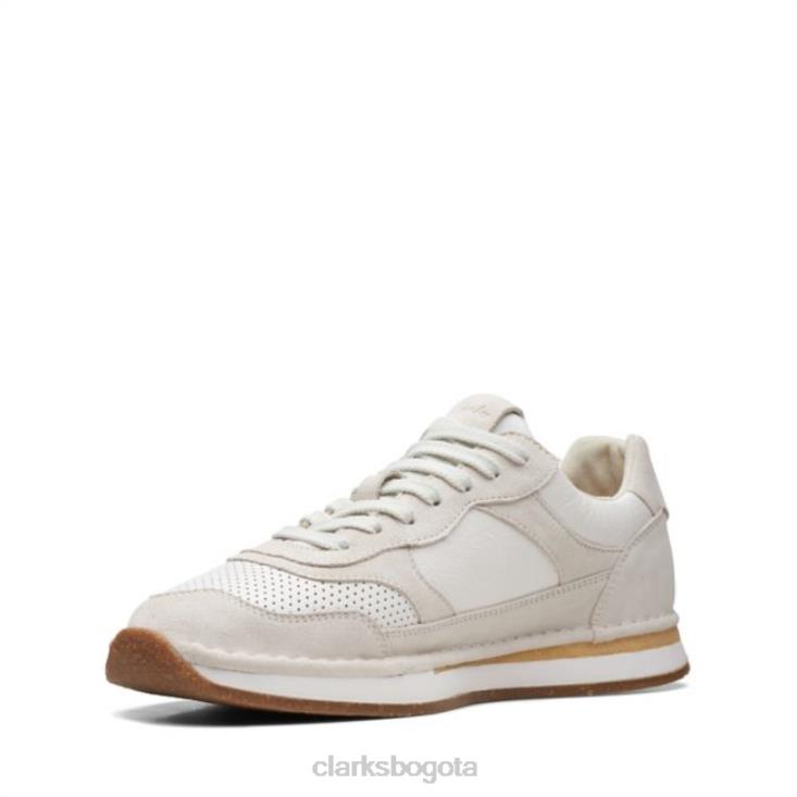 Clarks 0DX8L5541 craft run tor blanco clarks blanco hombres blanco