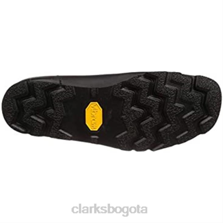 Clarks 0DX8L555 zapatos de vestir clarks originals wallabee gtx de cuero negro unisexo cuero negro