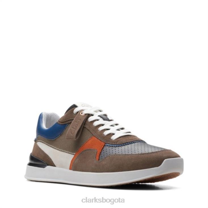 Clarks 0DX8L5554 clarks race lite tor combi gris oscuro combi gris oscuro hombres combinado gris oscuro