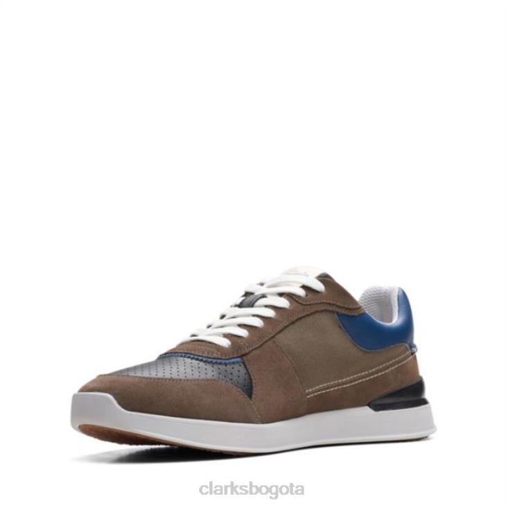 Clarks 0DX8L5554 clarks race lite tor combi gris oscuro combi gris oscuro hombres combinado gris oscuro