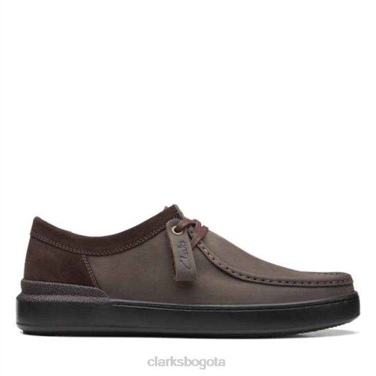 Clarks 0DX8L5555 Clarks Court Lite Wally Marrón Marrón hombres marrón