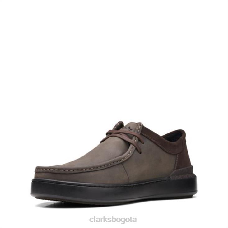 Clarks 0DX8L5555 Clarks Court Lite Wally Marrón Marrón hombres marrón