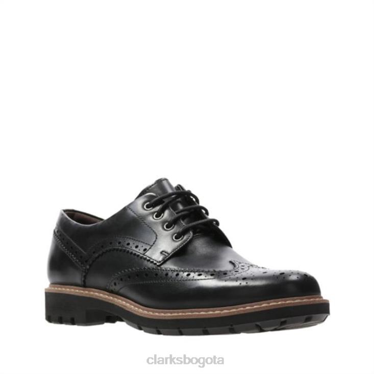 Clarks 0DX8L5565 ala batcombe cuero negro clarks cuero negro hombres cuero negro
