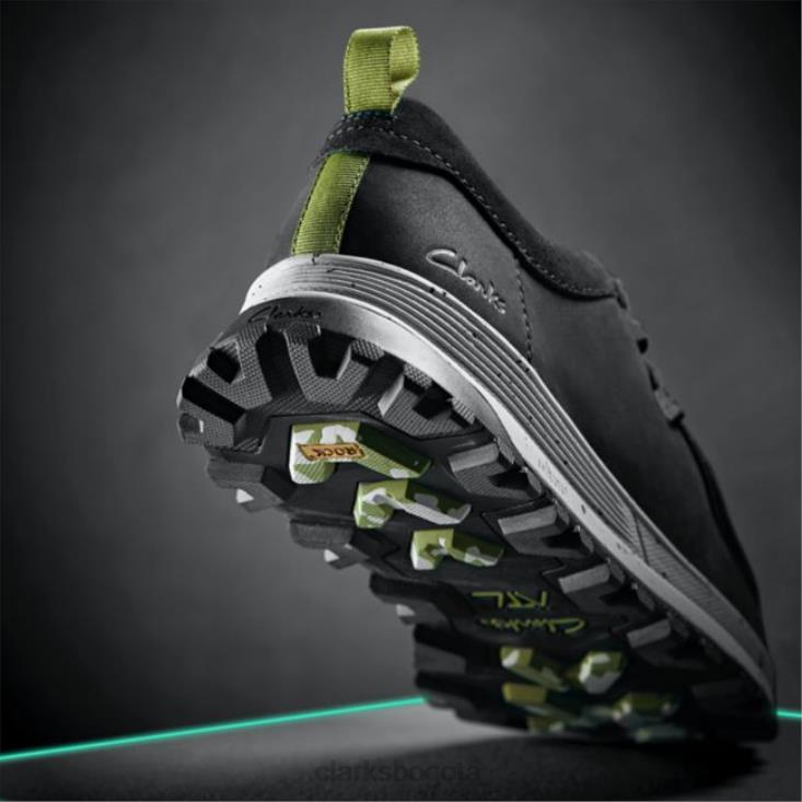 Clarks 0DX8L5566 atl trek wally nubuck negro nubuck negro clarks hombres nubuck negro