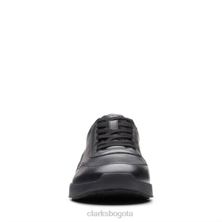 Clarks 0DX8L5569 clarks cuero negro race lite encaje cuero negro hombres cuero negro
