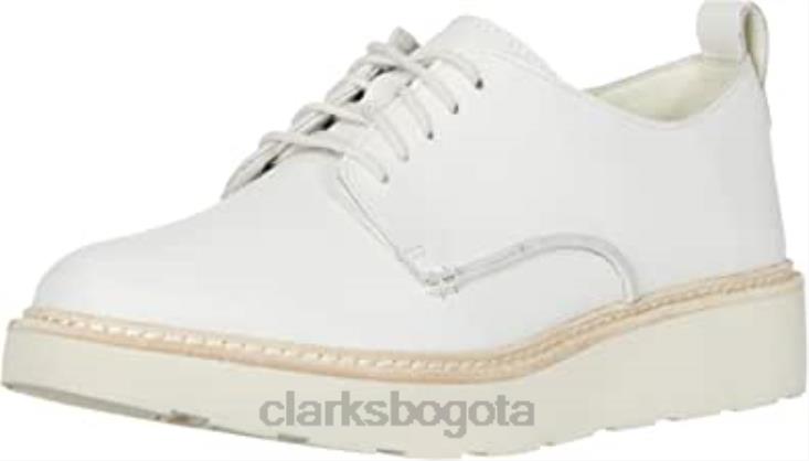 Clarks 0DX8L558 trace walk cuero blanco clarks de cuero blanco unisexo cuero blanco