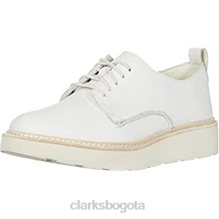 Clarks 0DX8L558 trace walk cuero blanco clarks de cuero blanco unisexo cuero blanco