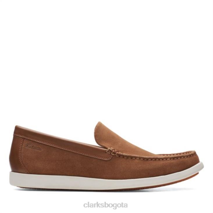 Clarks 0DX8L5588 combi tostado ferius creek combi tostado clarks hombres combinación bronceado