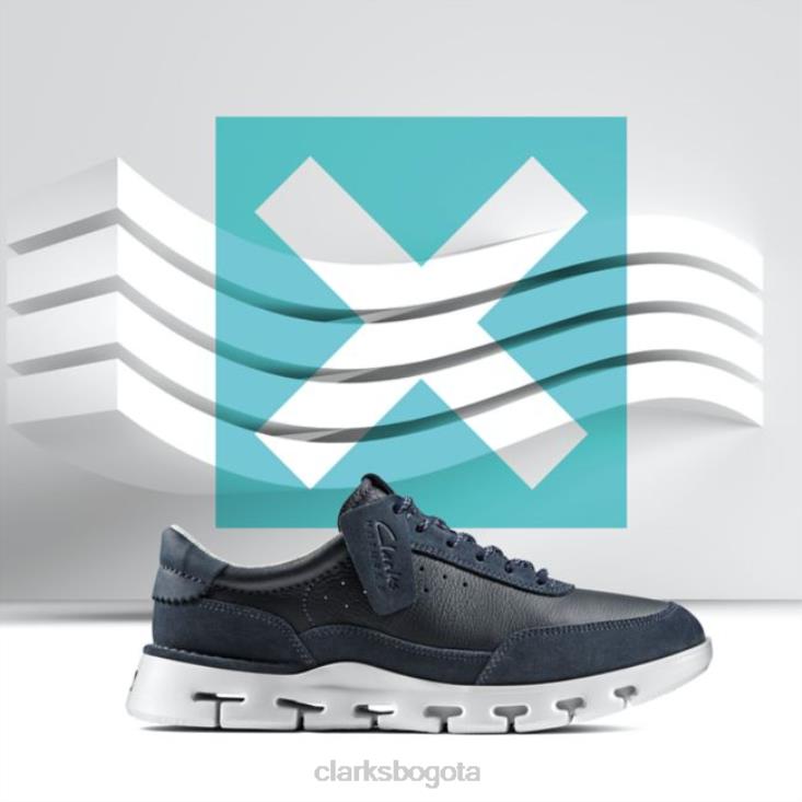 Clarks 0DX8L5589 combinación natural x one azul marino combinación clarks azul marino hombres combinación azul marino