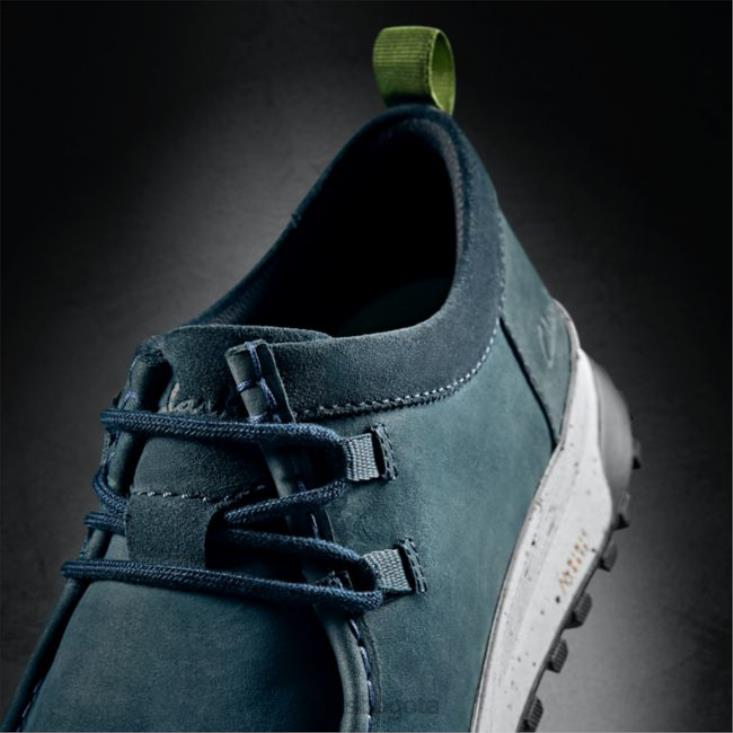 Clarks 0DX8L5594 clarks atl trek wally nubuck azul marino nubuck azul marino hombres nubuck azul marino