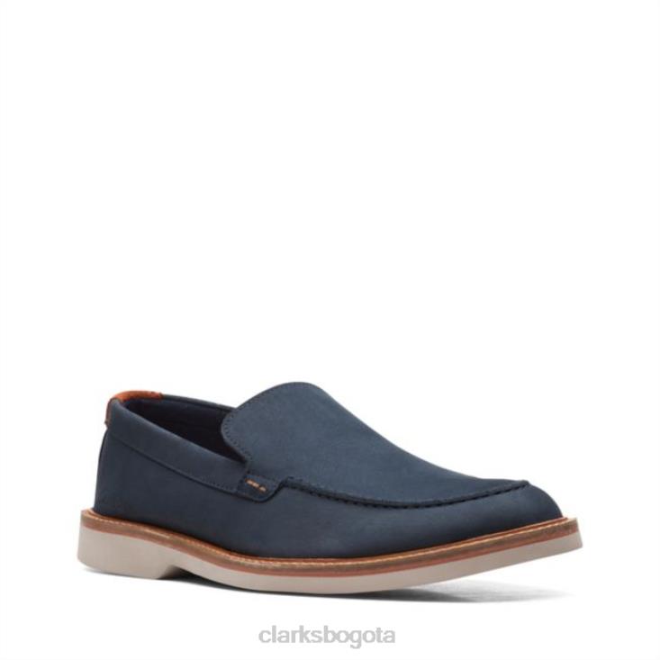 Clarks 0DX8L5595 nubuck azul marino clarks atticus lt edge nubuck azul marino unisexo nubuck azul marino