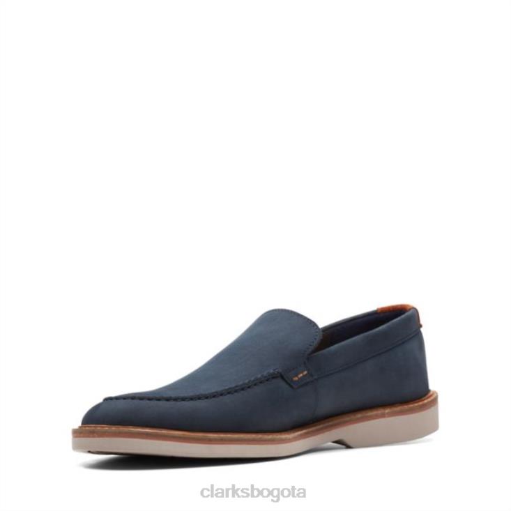Clarks 0DX8L5595 nubuck azul marino clarks atticus lt edge nubuck azul marino unisexo nubuck azul marino