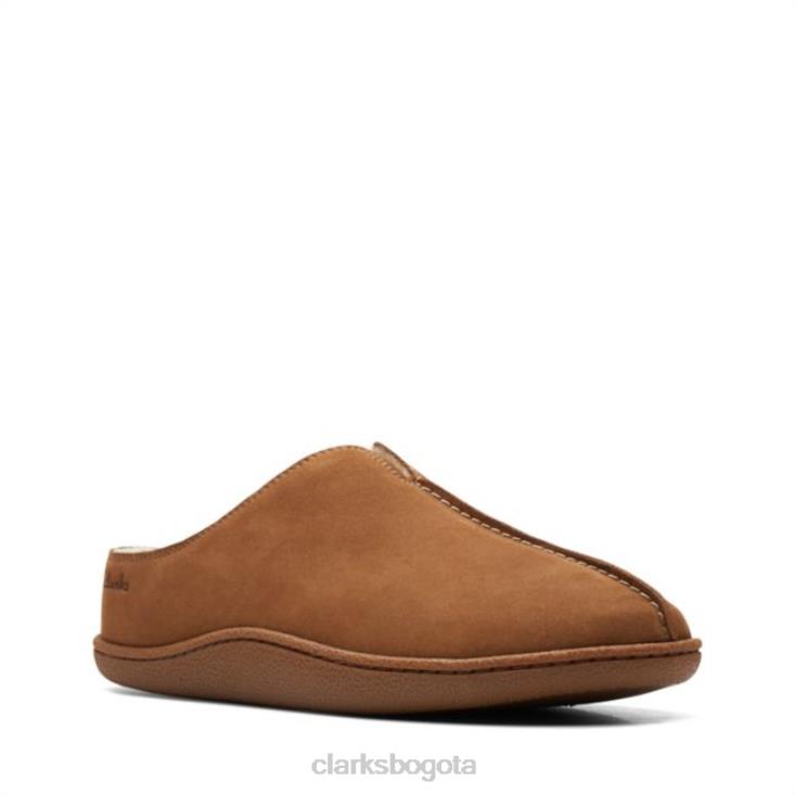 Clarks 0DX8L5599 mula casera de gamuza marrón clarks gamuza marrón hombres gamuza color canela