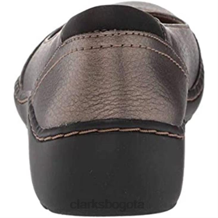 Clarks 0DX8L560 Bailarinas clarks cora eliza de mujer en material sintético metalizado mujer sintético metálico