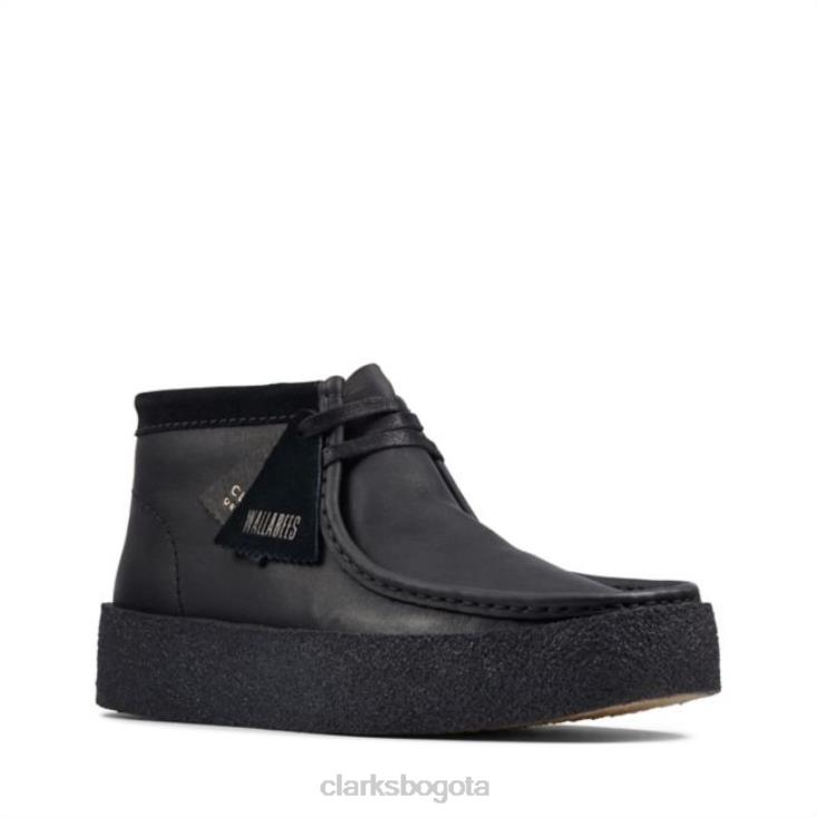Clarks 0DX8L5609 clarks wallabee cup cuero negro bt cuero negro hombres cuero negro