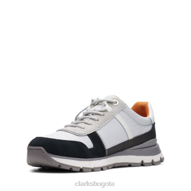 Clarks 0DX8L5616 combinación gris clarks move lite carrera combinación gris hombres combinación gris